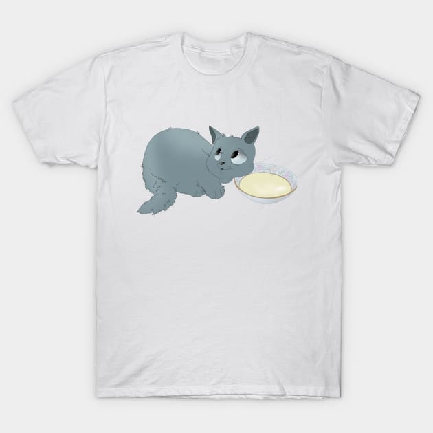 Adso Cat Character Design from Outlander T-Shirt by Le petit fennec